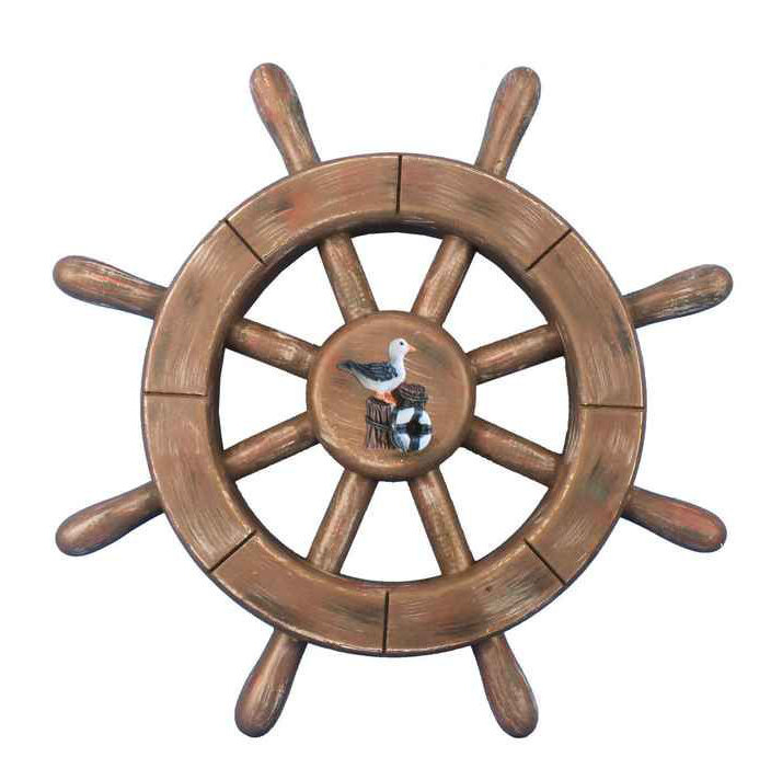 Handcrafted Nautical Decor Ship Wheel Wall Décor | Wayfair